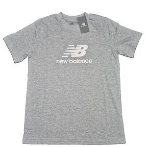 New Balance Men's Sport Essentials Logo T-Shirt,  Gray Size Large New
